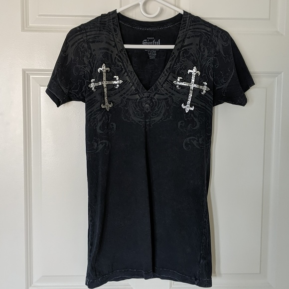 Affliction Tops - Affliction Sinful Phoenix Shirt